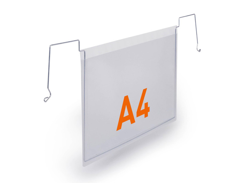 DURABLE Pochette avec support en fil de fer, A4 paysage, PP