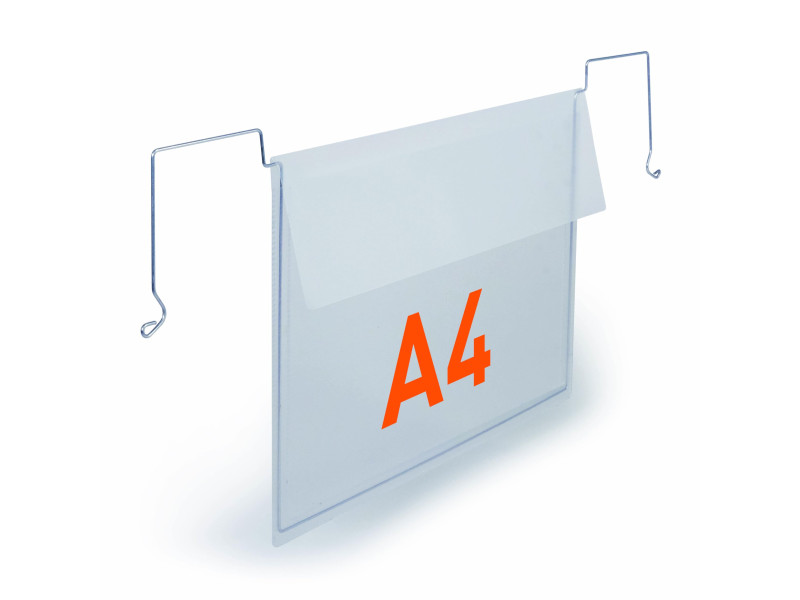 DURABLE Pochette avec support en fil de fer, A4 paysage, PP