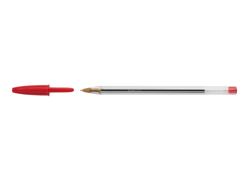 BIC Stylo à bille Cristal Original, rouge