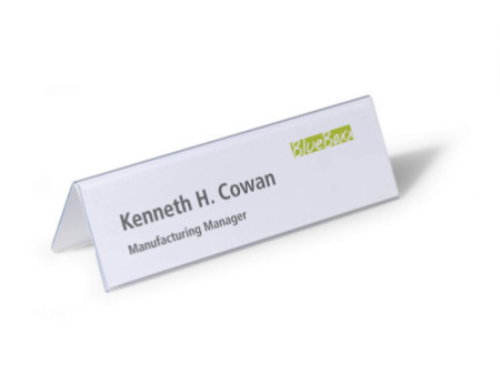 DURABLE Planche d'impression pour porte-noms, blanc
