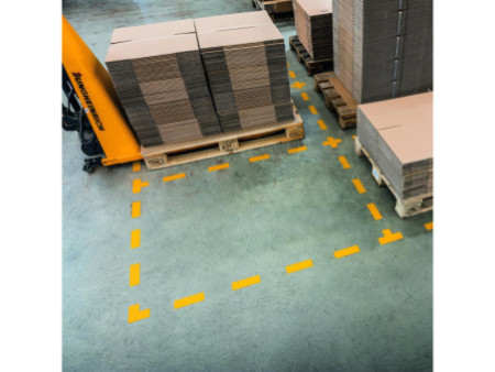 DURABLE Marquage de place, forme T, autocollant, jaune