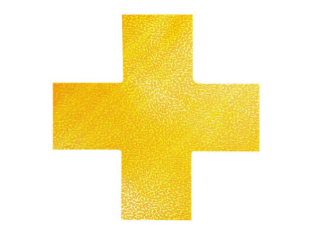DURABLE Marquage de place, croix, autocollant, jaune