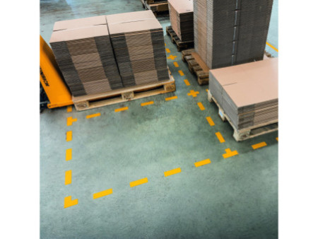 DURABLE Marquage de place, forme L, autocollant, jaune