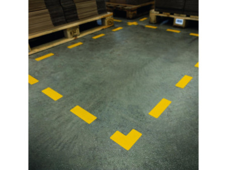 DURABLE Marquage de place, forme L, autocollant, jaune