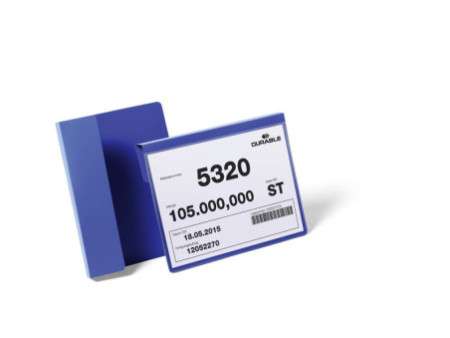DURABLE Pochette d'identification, avc pli, A6 paysage