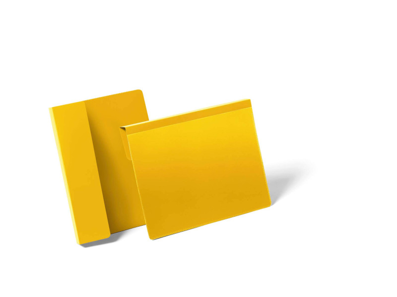 DURABLE Pochette d'identification, en-tête pliant, jaune