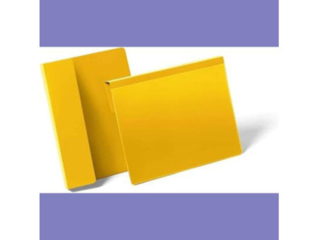 DURABLE Pochette d'identification, en-tête pliant, jaune