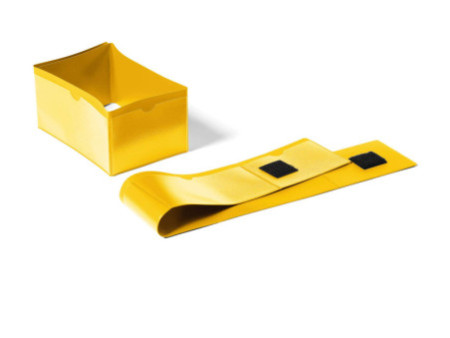 DURABLE Porte-étiquette pour pied de palette, jaune