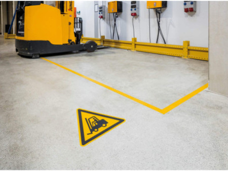 DURABLE Bande de marquage au sol DURALINE STRONG, jaune