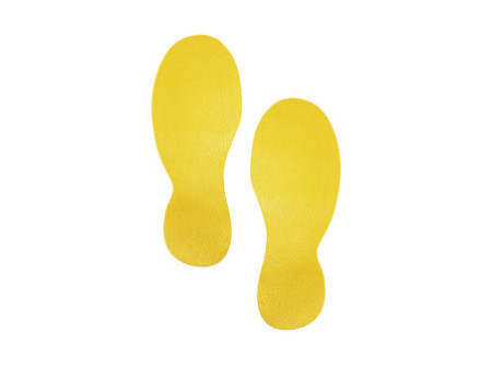 DURABLE Symbole de marquage au sol 'Pieds', autocollant