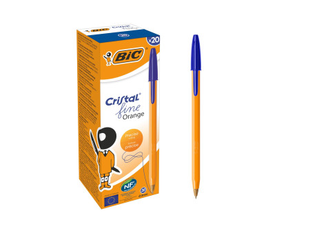BIC Stylo à bille Orange, bleu