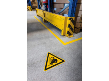 DURABLE Panneau de signalisation 'attention chariots