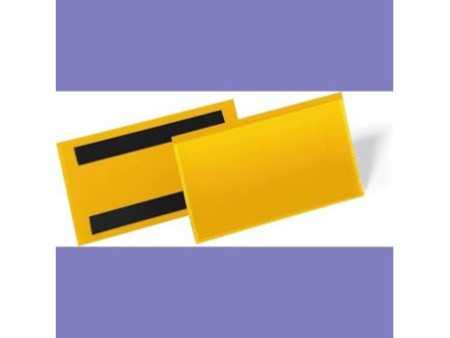 DURABLE Pochette d'identification, magnétique, jaune