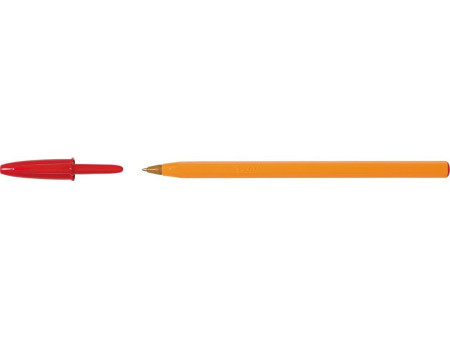 BIC Stylo à bille orange, rouge