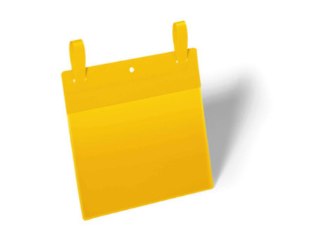 DURABLE Pochette pour casier en treillis, A5 paysage, jaune
