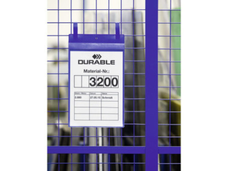 DURABLE Pochettes avec languette pour casier en treillis, A4