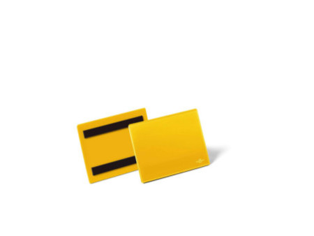 DURABLE Pochette d'identification, magnétique, jaune