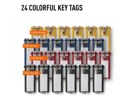 DURABLE Porte-clés KEY CLIP, assorti, grand emballage