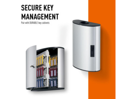 DURABLE Porte-clés KEY CLIP, assorti, grand emballage