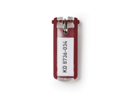 DURABLE Porte-clés KEY CLIP, rouge