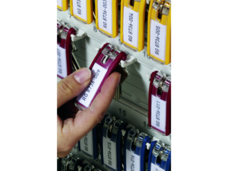 DURABLE Porte-clés KEY CLIP, jaune