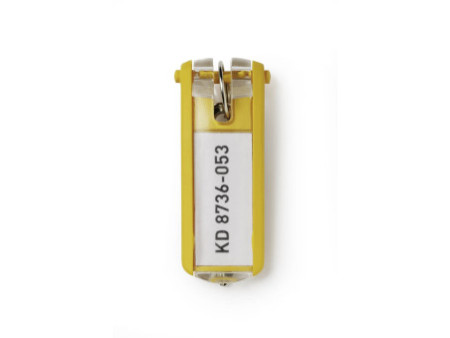 DURABLE Porte-clés KEY CLIP, jaune