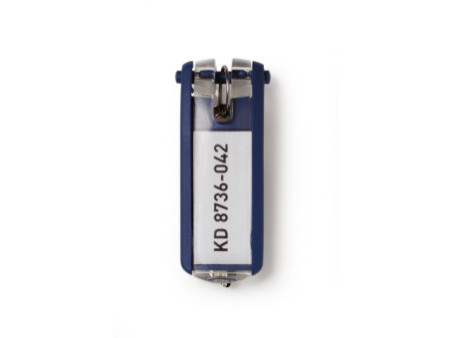 DURABLE Porte-clés KEY CLIP, bleu