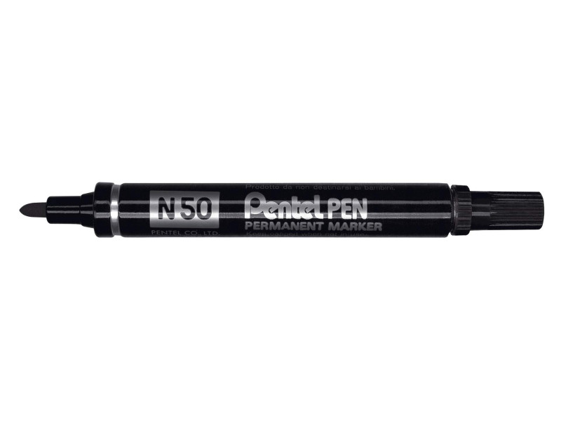 Pentel Marqueur permanent Pentel PEN N50, noir