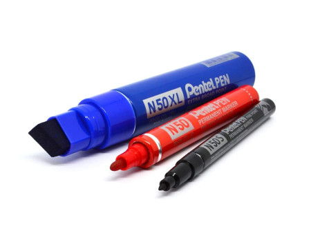 Pentel Marqueur permanent Pentel PEN N50, noir