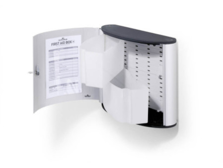 DURABLE Boîte à pharmacie FIRST AID BOX M, argent