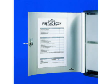 DURABLE Boîte à pharmacie FIRST AID BOX M, argent