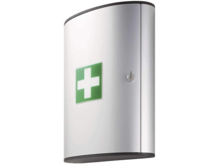 DURABLE FIRST AID SET L, armoire à pharmacie design, argent