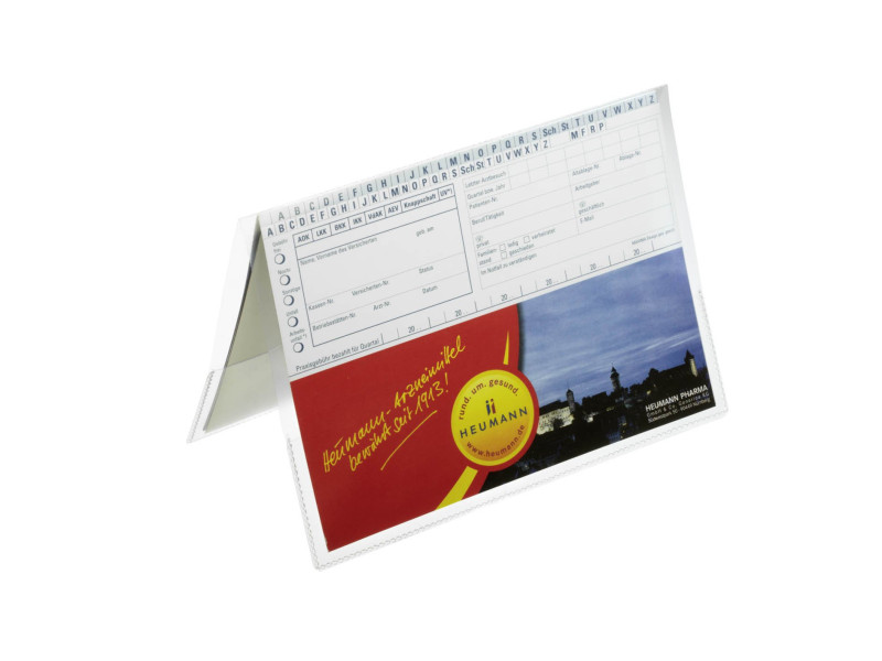 DURABLE Pochette de protection, en PP, A5, transparent