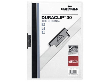 DURABLE Chemise à clip DURACLIP ORIGINAL 30, A4, jaune