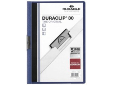 DURABLE Chemise à clip DURACLIP ORIGINAL 30, A4, jaune