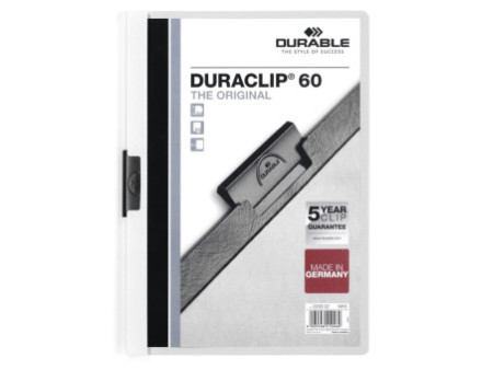 DURABLE Chemise à clip DURACLIP ORIGINAL 60, A4, blanc