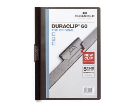 DURABLE Chemise à clip DURACLIP ORIGINAL 60, A4, noir