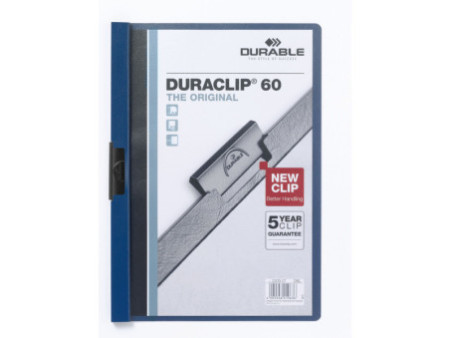 DURABLE Chemise à clip DURACLIP ORIGINAL 60, A4, bleu foncé