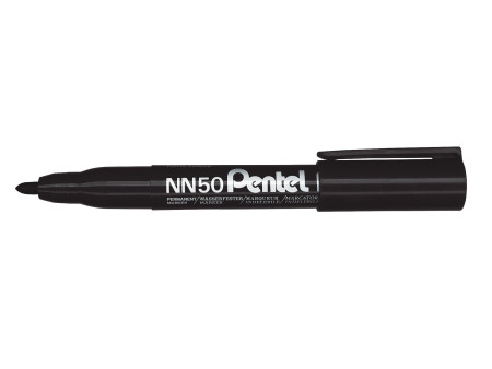 Pentel Marqueur permanent GREEN-LABEL NN50, noir