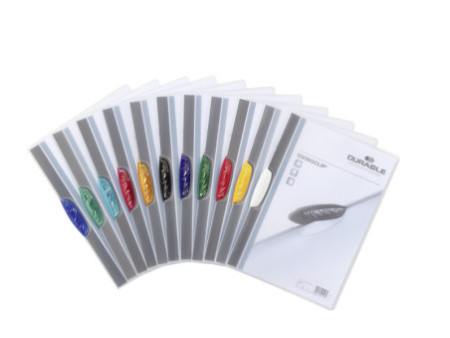 DURABLE Chemise à clip SWINGCLIP, A4, clip assorti
