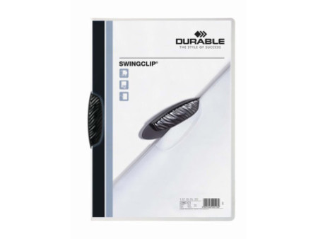 DURABLE Chemise à clip SWINGCLIP, A4, clip noir