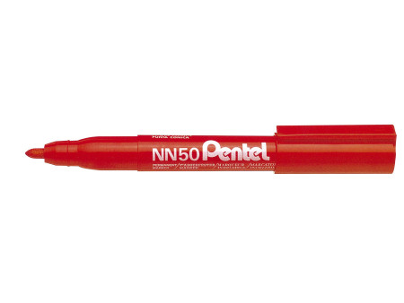 Pentel Marqueur permanent GREEN-LABEL NN50, rouge