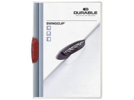 DURABLE Chemise à clip SWINGCLIP, format A4, clip bleu