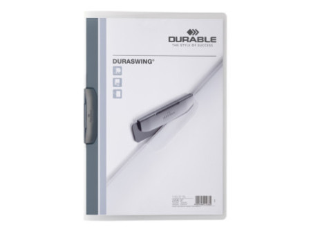 DURABLE Chemise à clip DURASWING, A4, transparent