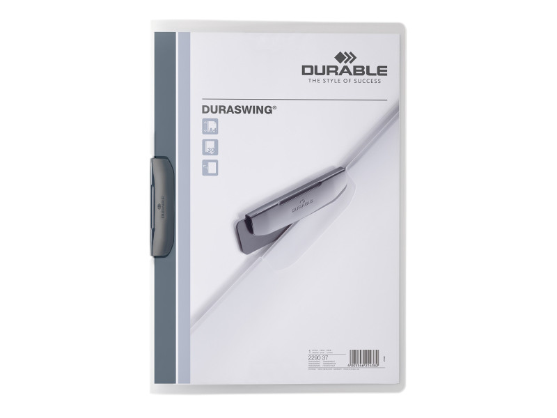 DURABLE Chemise à clip DURASWING, A4, transparent