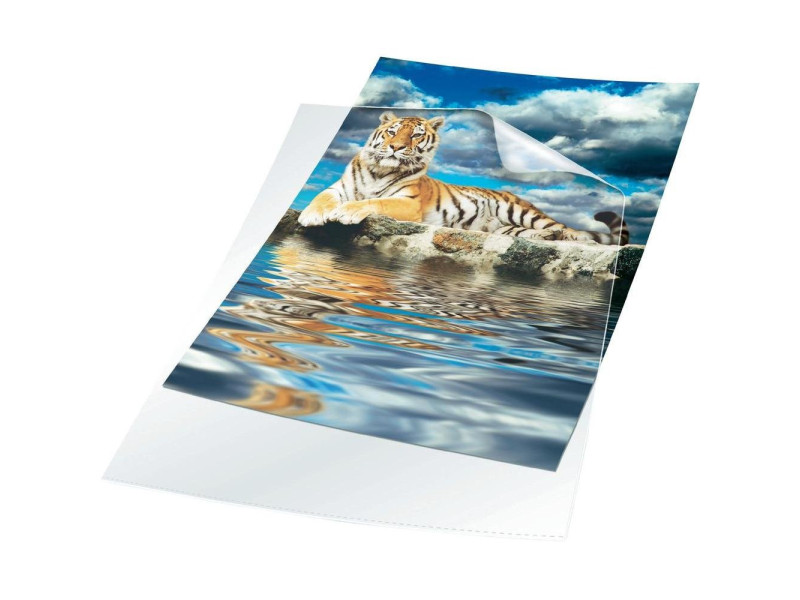 DURABLE Pochettes-coins, A4, en PP, 0,10 mm, transparent