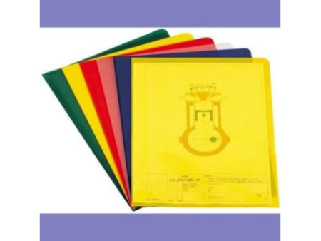 DURABLE Pochettes-coins, A4, en PP, 0,12 mm, vert