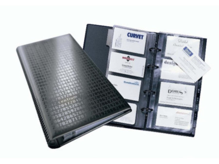 DURABLE Classeur à anneaux pour cartes de visite VISIFIX