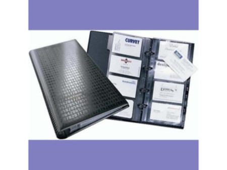 DURABLE Classeur à anneaux pour cartes de visite VISIFIX
