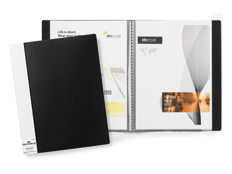 DURABLE Protège-documents DURALOOK, A4, avec 20 pochettes